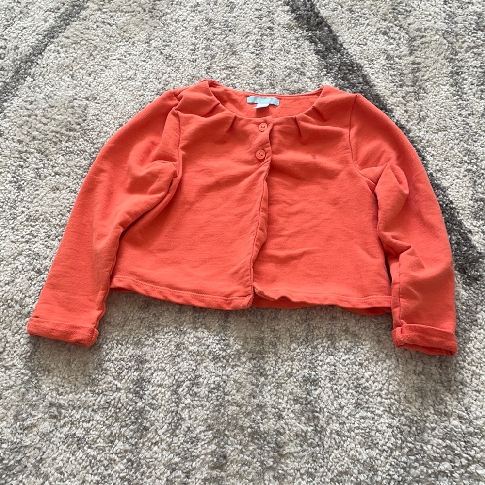 🦋FREE SHIP $50🦋 Coral Cardigan Toddler Girl 3T
